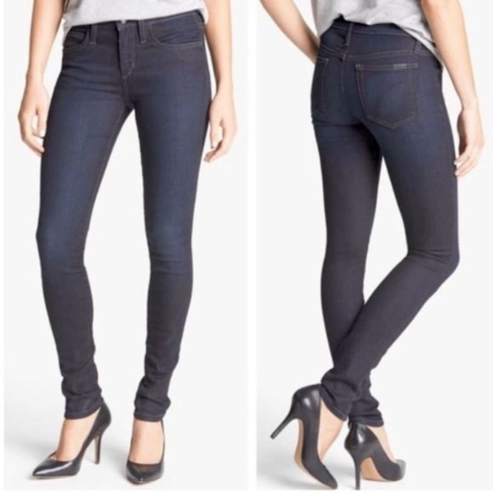 Joe's Jeans Blue The Skinny Fit Auria Wash Premium Denim Size 31 Dark Blue